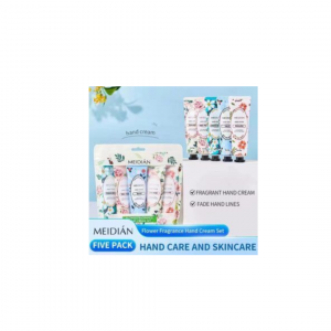 Set de 5 Cremas de Manos MEIDIAN, Protección, Reparación, Hidratación Profunda.