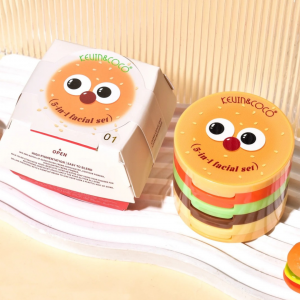 Set 5 en 1 maquillaje hamburguesa- Kevin&Coco