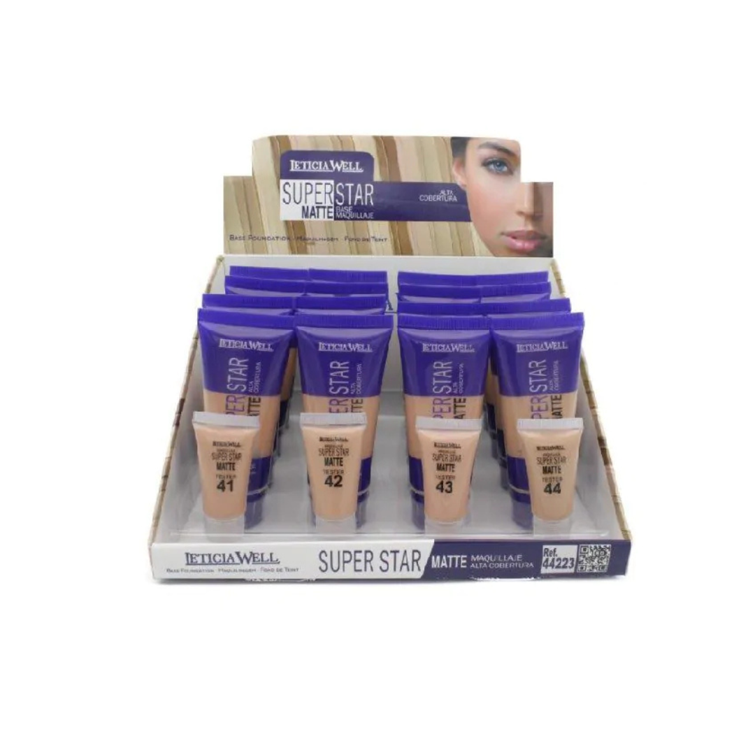 Base de maquillaje Matte SUPER STAR - LETICIA WELL