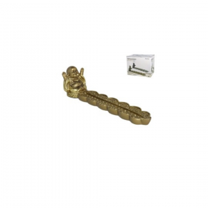 QUEMADOR DE INCIENSO DORADO