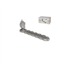 QUEMADOR DE INCIENSO PLATEADO