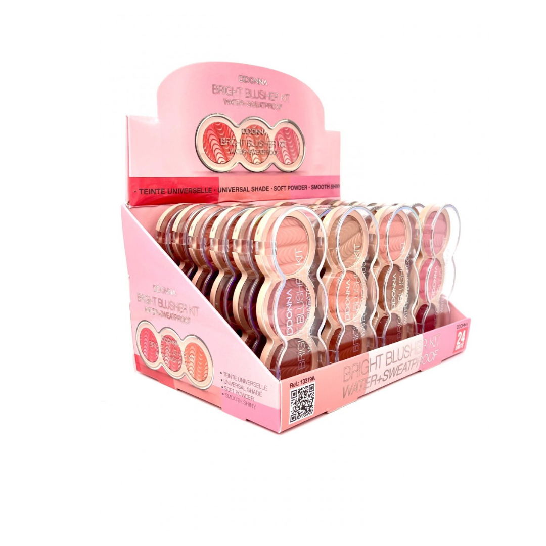 Paleta Iluminador BRIGHT BLUSHER KIT - DDONNA