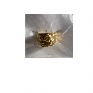 ANILLO DE ACERO DORADO