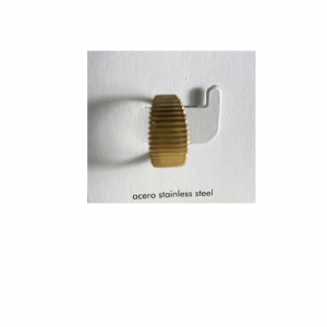 ANILLO DORADO DE ACERO