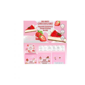 MASCARILLA FACIAL STRAW BERRY CHEESECAKE KISS BEAUTY